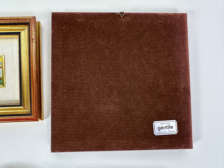 Collection Of Six Framed Original Small Paintings From Various Artists - See Photos [Photo 18]