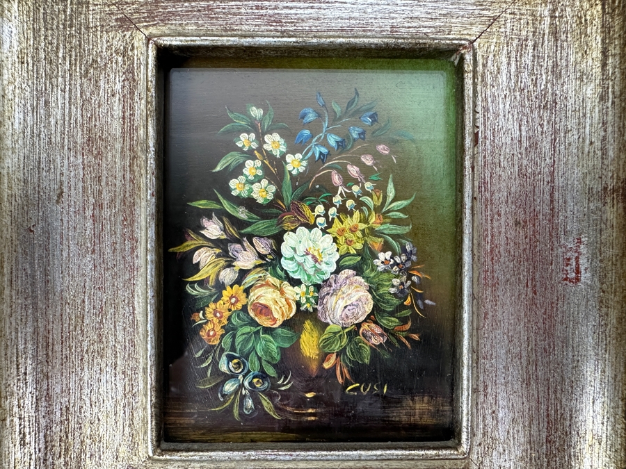 Collection Of Six Framed Original Small Paintings From Various Artists - See Photos [Photo 2]