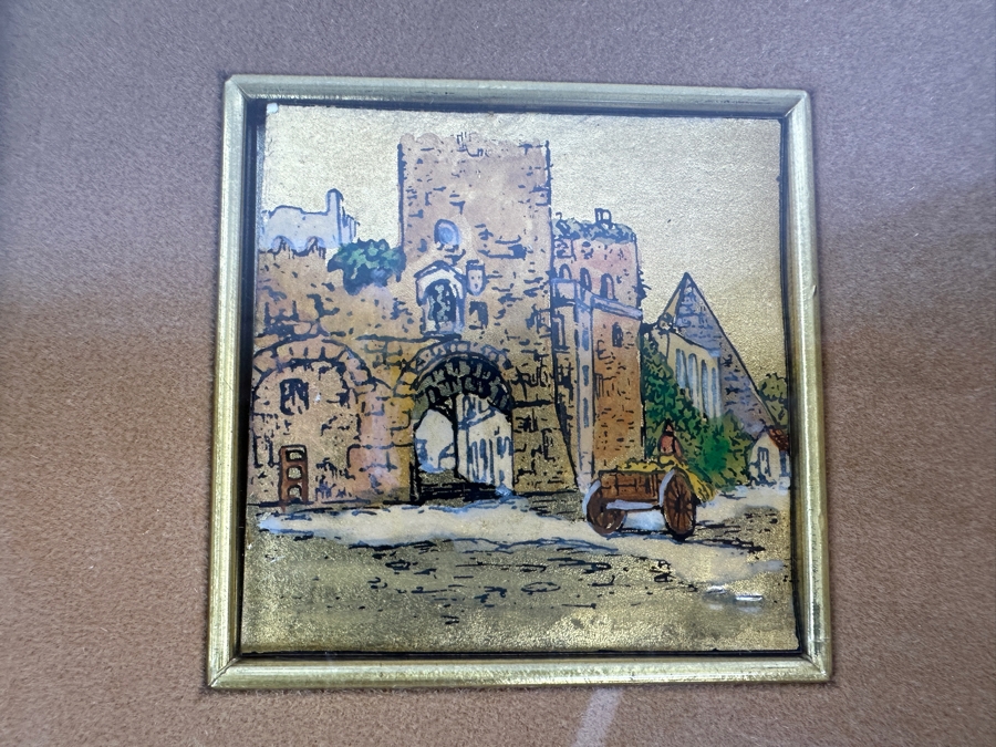 Collection Of Six Framed Original Small Paintings From Various Artists - See Photos [Photo 17]