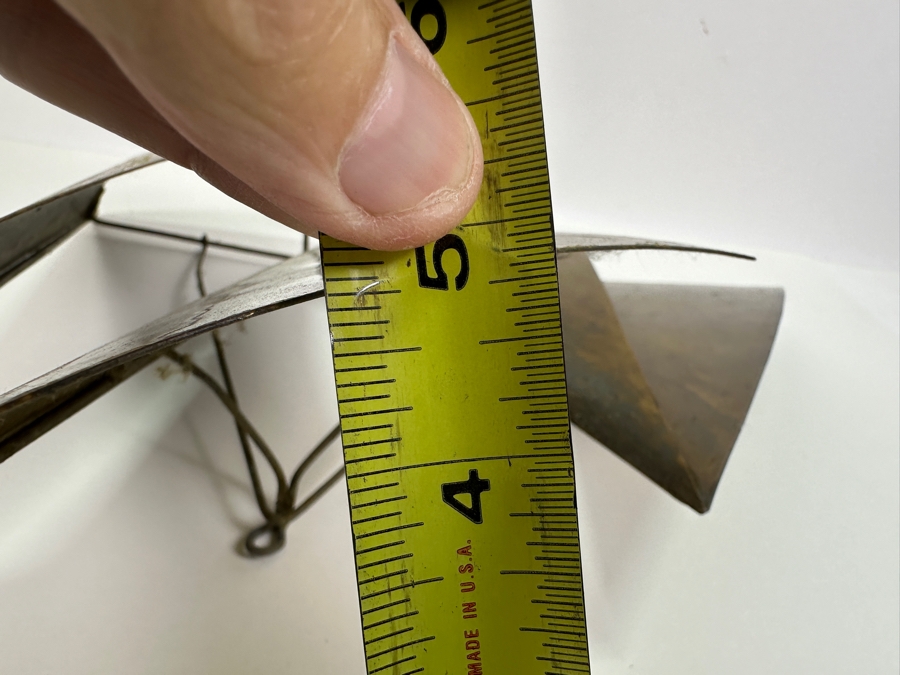 Vintage Brass Sailing Ship Sails Wall Decor 17.5W X 17.5H X 5D [Photo 6]