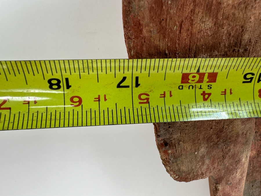 Vintage Large Terracotta Mask Wall Sculpture 17 X 22 [Photo 7]