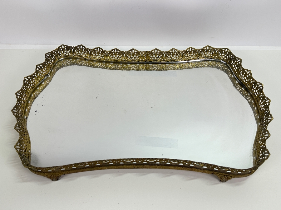 Vintage Vanity Mirror Tray 18 X 12 [Photo 2]