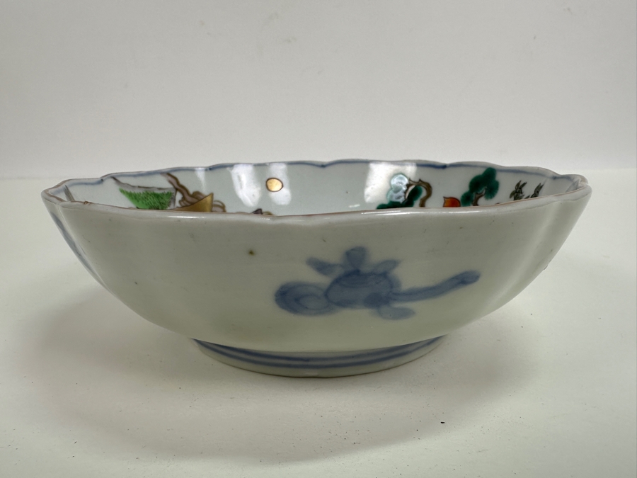 Antique Japanese Imari Porcelain 6' Bowl [Photo 5]