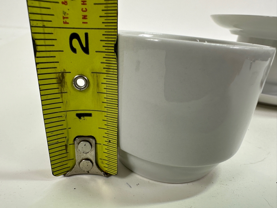 Vintage Italian Monopoli Espresso Cups And Saucers, Set Of Four 2H [Photo 5]