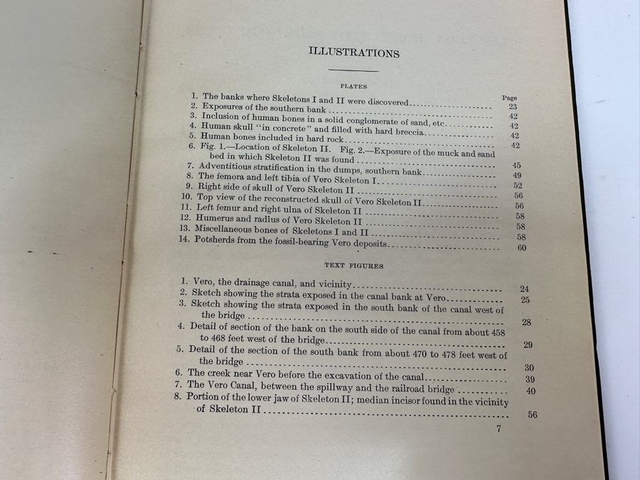 Antique 1918 First Edition Hardcover Book Recent Discoveries Attributed To Early Man In America By Ales Hrdlicka [Photo 5]