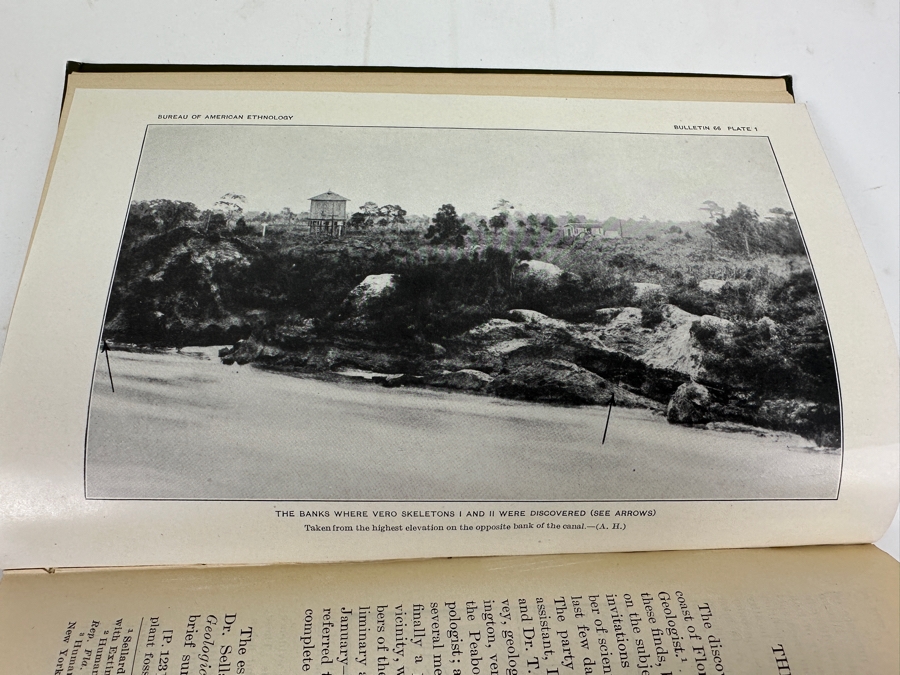 Antique 1918 First Edition Hardcover Book Recent Discoveries Attributed To Early Man In America By Ales Hrdlicka [Photo 8]