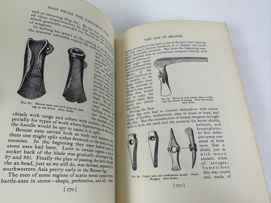 1938 Hardcover Book Smithsonian Scientific Series Man From The Farthest Past By Carl Whiting Bishop [Photo 6]