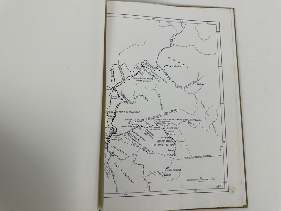 Limited Edition (1,000 Copies) Second Printing Hardcover Book A Record Of Travels In Arizona And California 1775 - 1776 Francisco Garces [Photo 8]