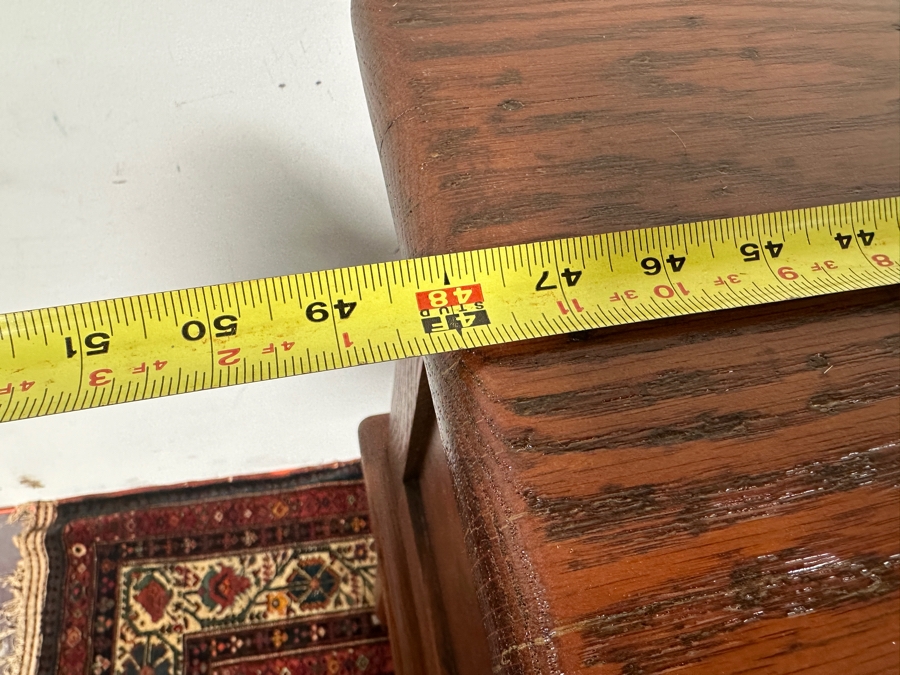 Vintage Oak Rolltop Desk 48W X 31D X 46H [Photo 8]