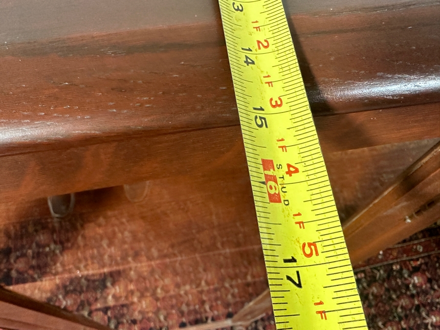 Stained Oak Curio Display Cabinet 39W X 15D X 61H [Photo 8]