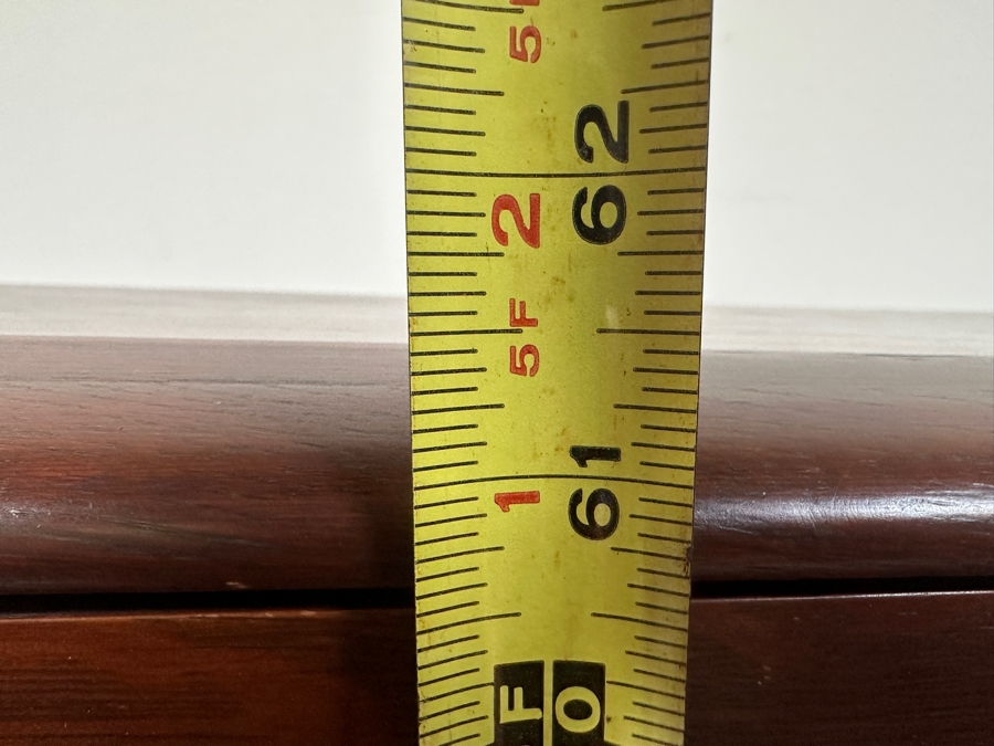 Stained Oak Curio Display Cabinet 39W X 15D X 61H [Photo 9]