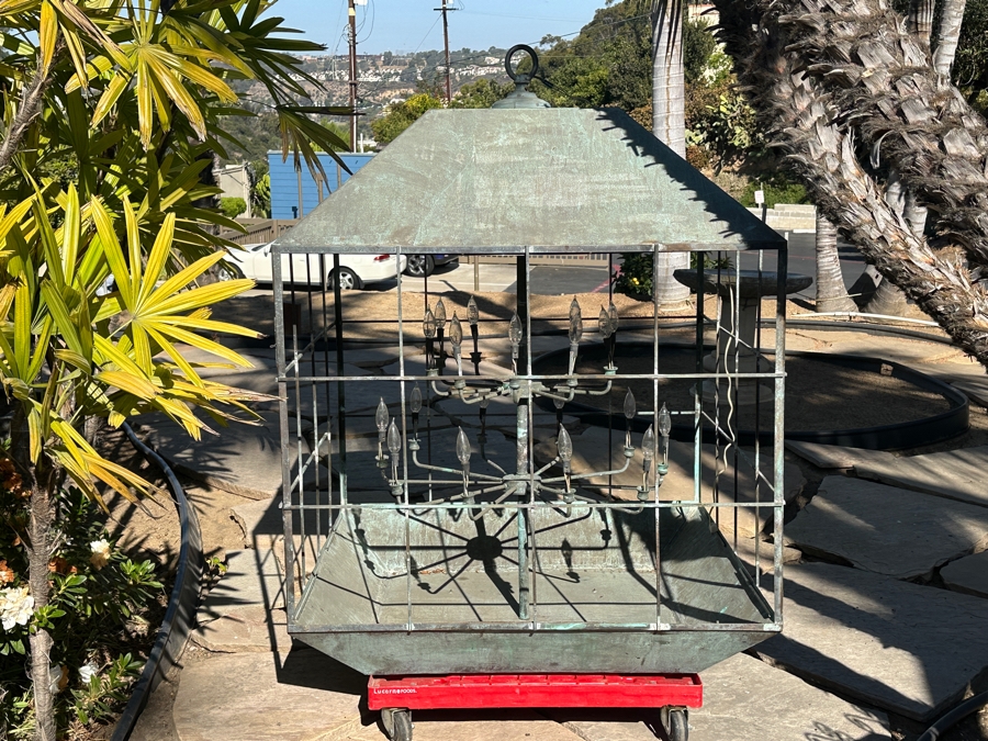 Large Copper Chandelier (Two Copper Bars Needs To Be Welded) [Photo 5]