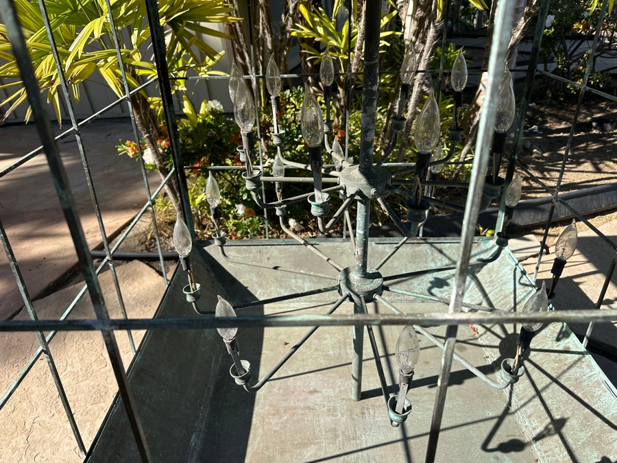 Large Copper Chandelier (Two Copper Bars Needs To Be Welded) [Photo 10]