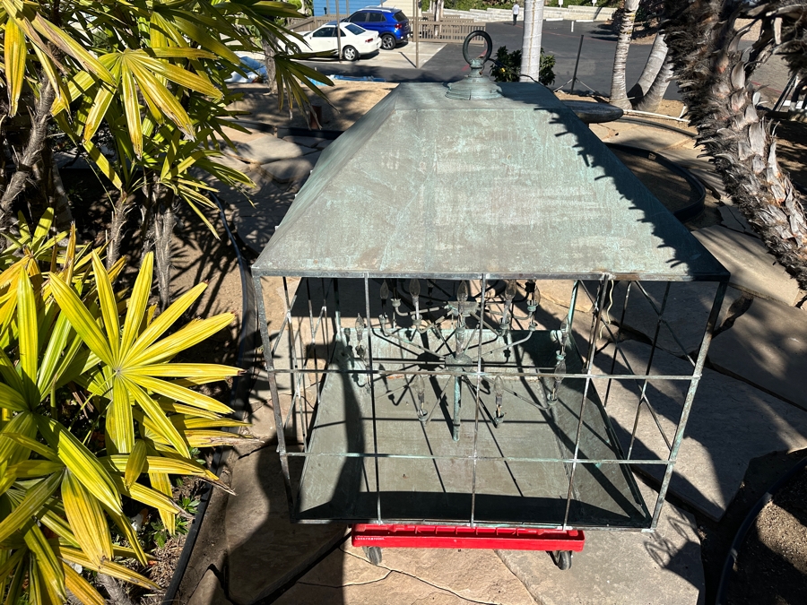 Large Copper Chandelier (Two Copper Bars Needs To Be Welded) [Photo 7]