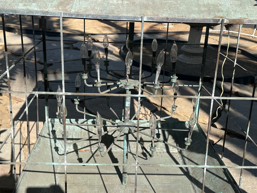 Large Copper Chandelier (Two Copper Bars Needs To Be Welded) [Photo 6]