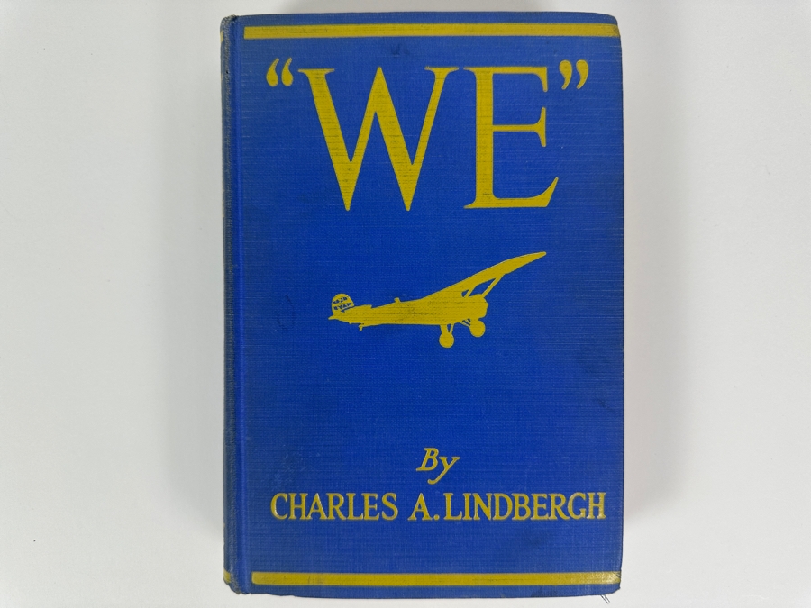 21st Impression 1928 Hardcover 'We' By Charles A. Lindbergh [Photo 2]