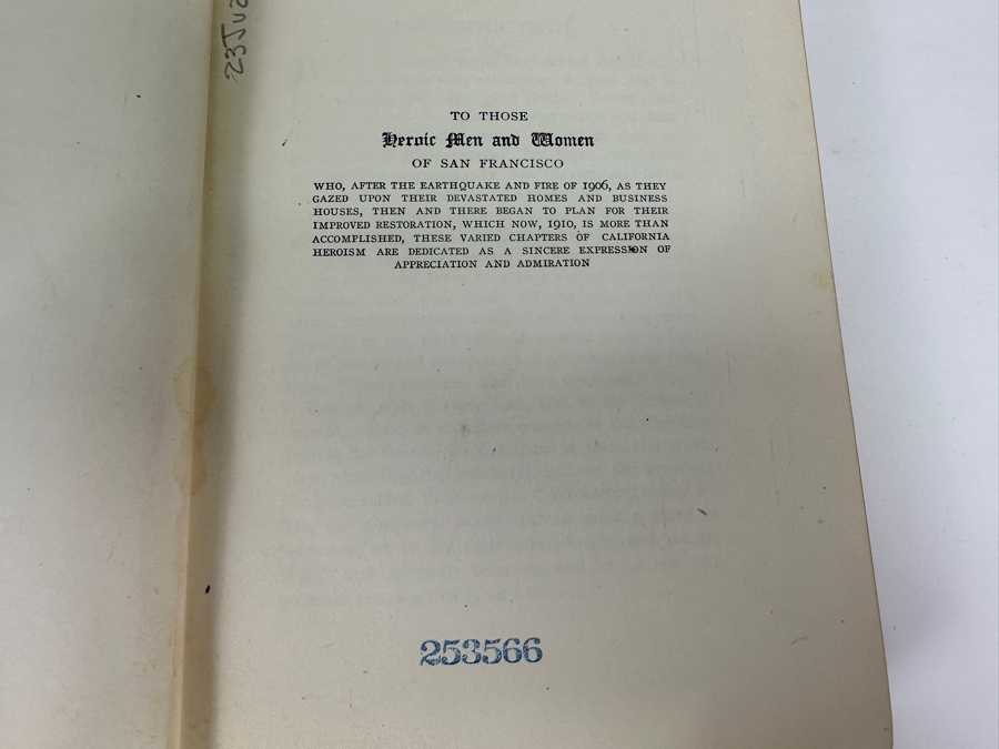 Antique 1910 First Edition Hardcover Book Heroes Of California By George Wharton James [Photo 6]