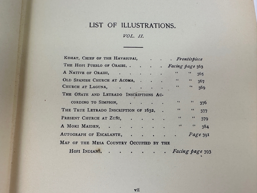 Antique 1900 First Edition Hardcover Book On The Trial Of A Spanish Pioneer The Diary And Itinerary Of Francisco Garces (Missionary Priest) In His Travels Through Sonora, Arizona And California 1775-1776 By Elliot Coues New York Franics P. Harper Vol. II [Photo 9]