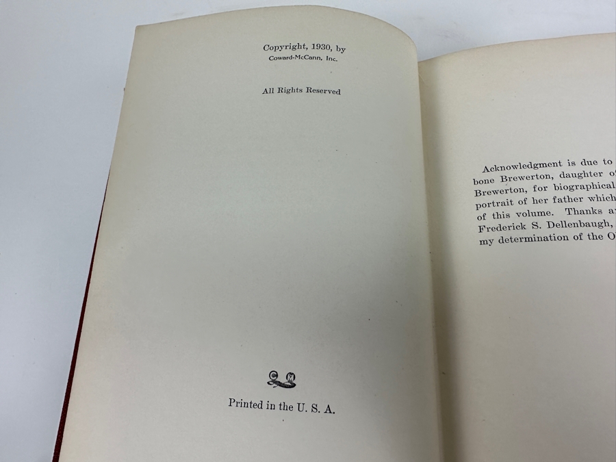1930 First Edition Hardcover Book Overland With Kit Carson By George Douglas Brewerton [Photo 6]