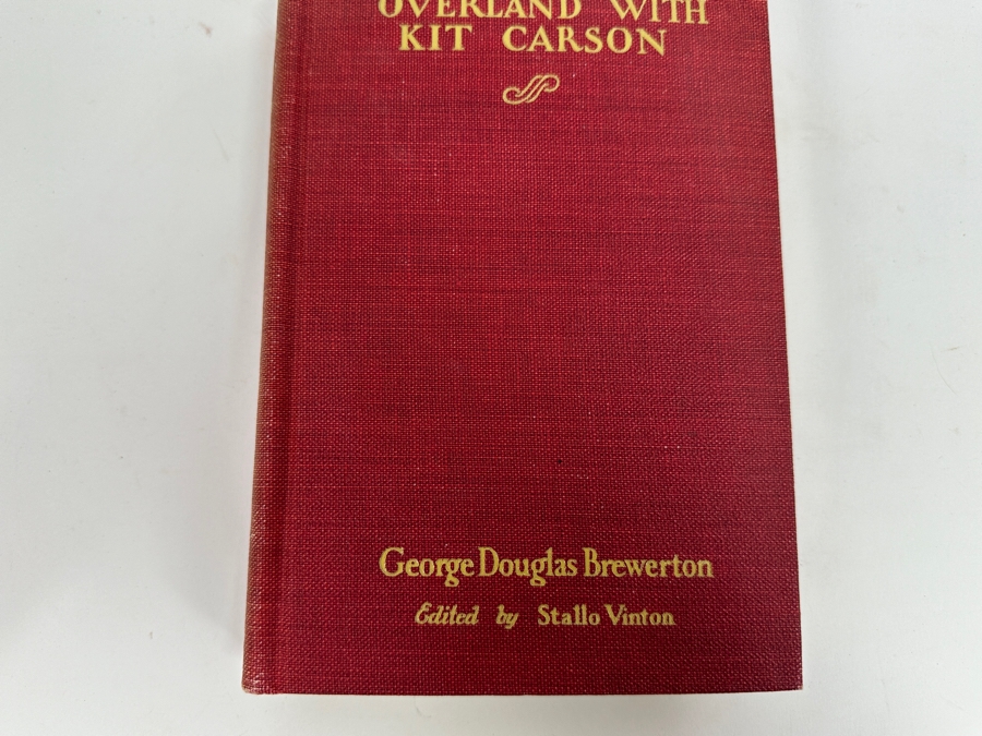 1930 First Edition Hardcover Book Overland With Kit Carson By George Douglas Brewerton [Photo 2]