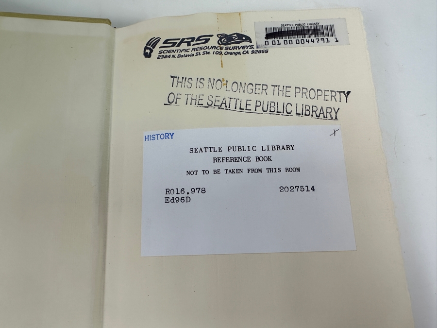 First Limited Edition (600 Copies) Hardcover Book Desert Harvest By E. I. Edwards [Photo 3]