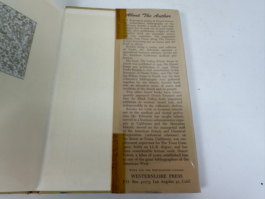 First Limited Edition (600 Copies) Hardcover Book Desert Harvest By E. I. Edwards [Photo 7]
