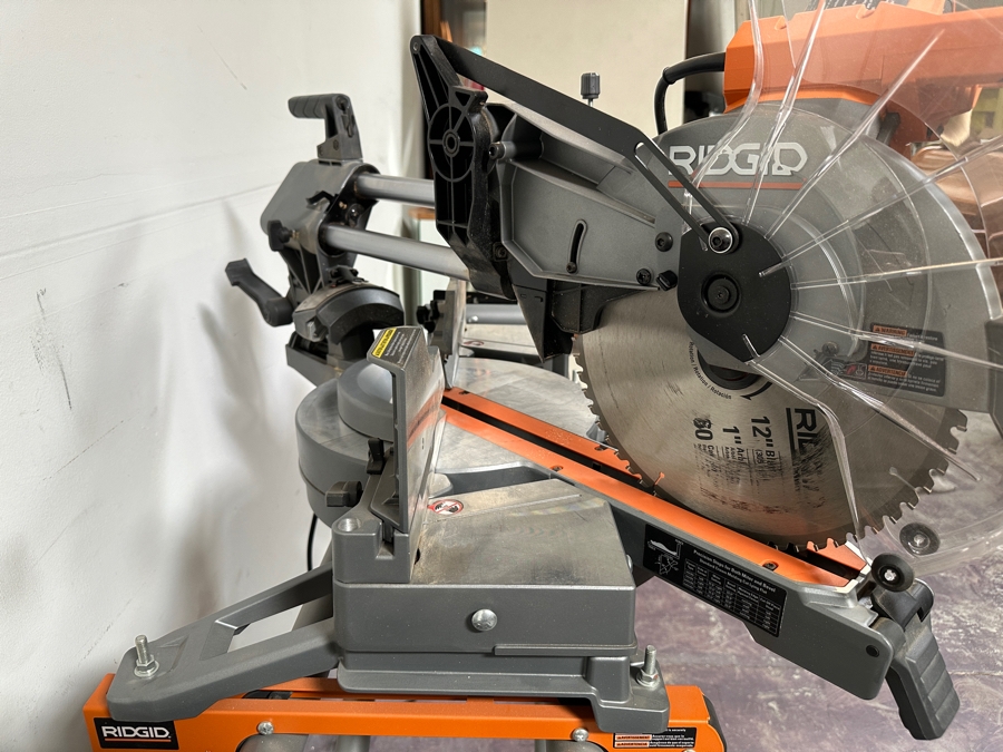 RIDGID Miter Saw With Portable Folding Stand Model R4221 Retails $600 [Photo 6]