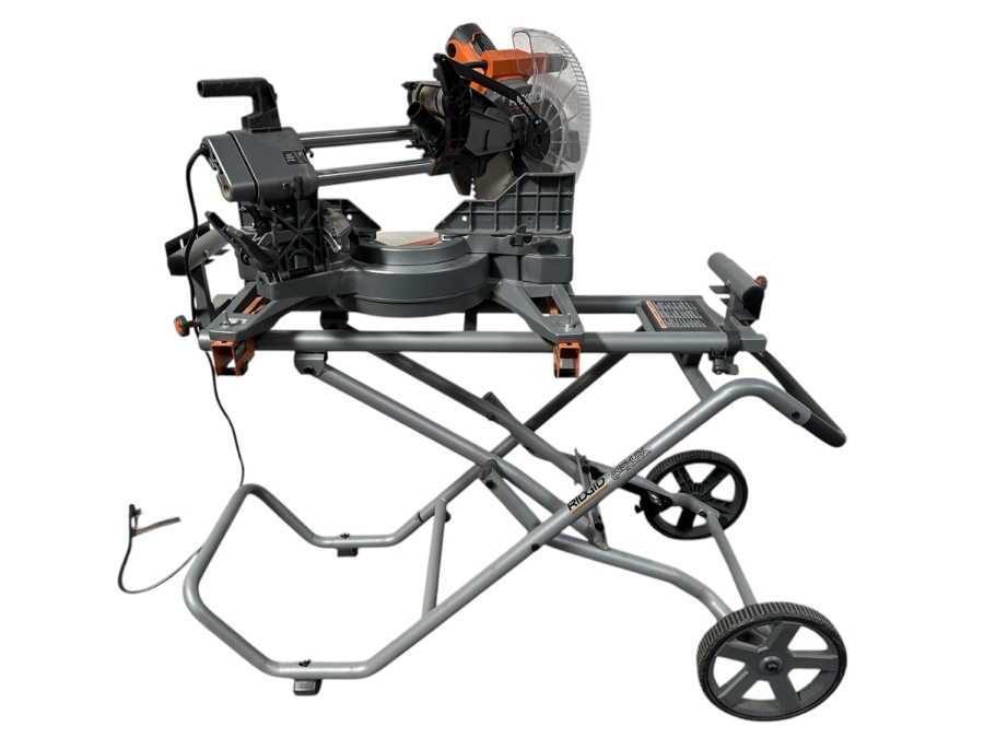 RIDGID Miter Saw With Portable Folding Stand Model R4221 Retails $600 [Photo 2]
