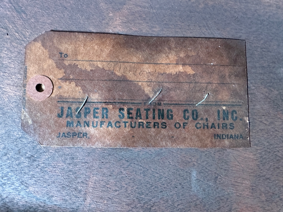 Vintage Jasper Seating Co Wooden Armchair Desk Chair With Casters [Photo 4]