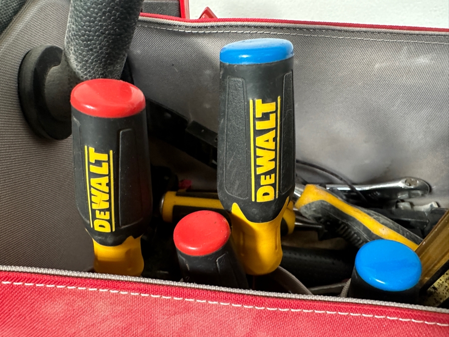 4' Vise, Husky Portable Tool Bag With Tools & Tool Bucket (See Photos) [Photo 5]