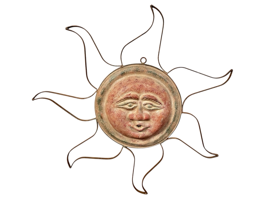 Just Added - Mixed-media Sun Wall Sculpture 33W [Photo 1]
