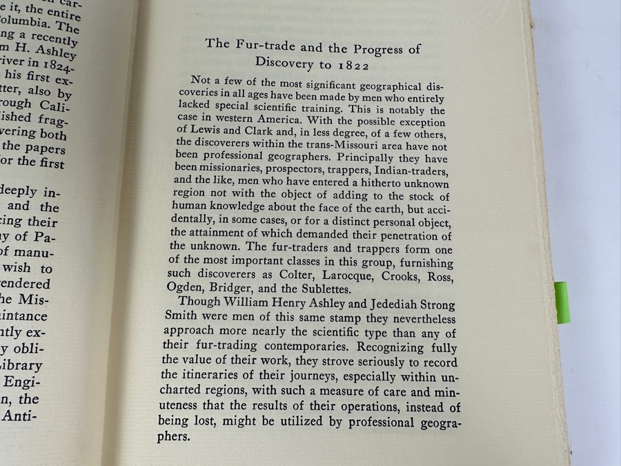 Just Added - Vintage 1941 Hardcover Book The Ashley-Smith Explorations And The Discovery Of A Central Route To The Pacific 1822-1829 By Harrison Clifford Dale [Photo 12]