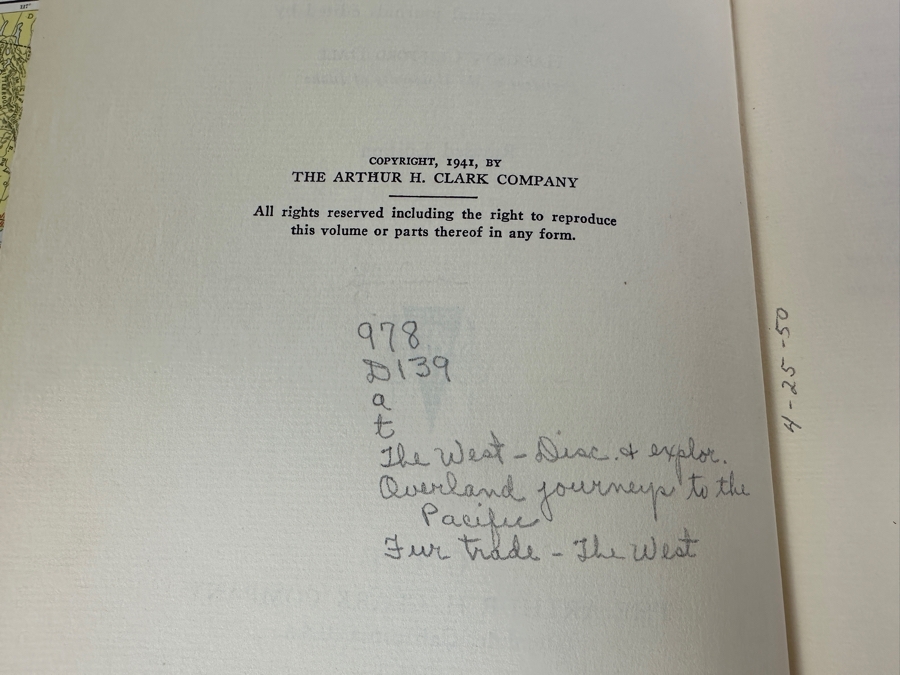Just Added - Vintage 1941 Hardcover Book The Ashley-Smith Explorations And The Discovery Of A Central Route To The Pacific 1822-1829 By Harrison Clifford Dale [Photo 10]