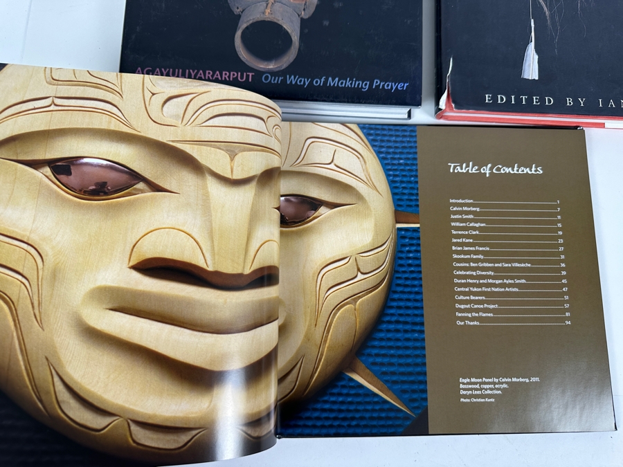 Just Added - (3) Hardcover Books: Awakening Spirits Echoes Of Ancient Yukon Traditions, Robert Davidson Eagle Of The Dawn And The Living Tradition Of Yup'ik Masks By Ann Fienup-Riordan [Photo 6]