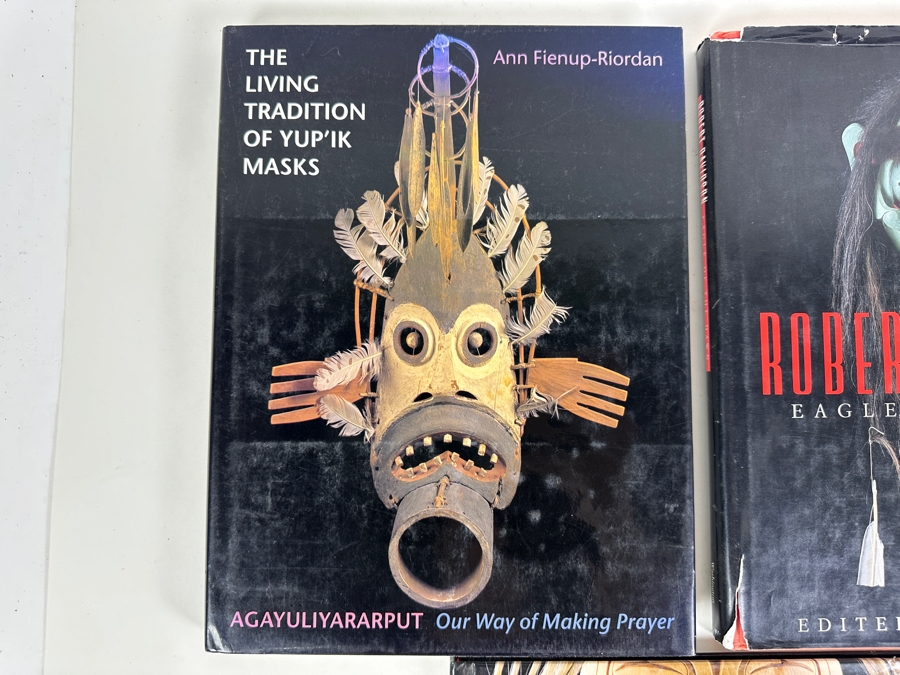 Just Added - (3) Hardcover Books: Awakening Spirits Echoes Of Ancient Yukon Traditions, Robert Davidson Eagle Of The Dawn And The Living Tradition Of Yup'ik Masks By Ann Fienup-Riordan [Photo 4]