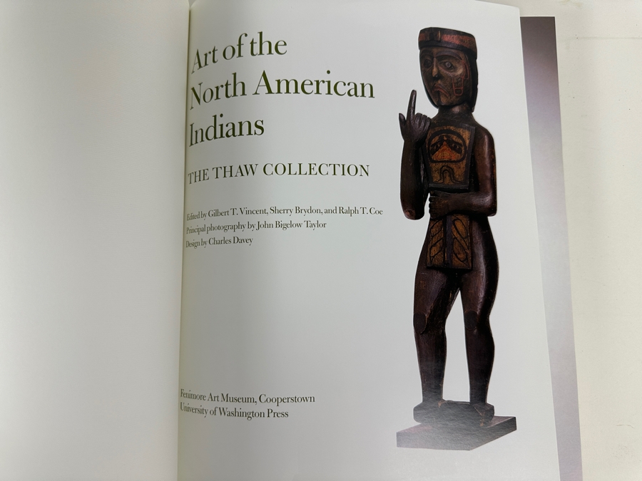 Just Added - First Edition Hardcover Book Art Of The North American Indians The Thaw Collection [Photo 3]