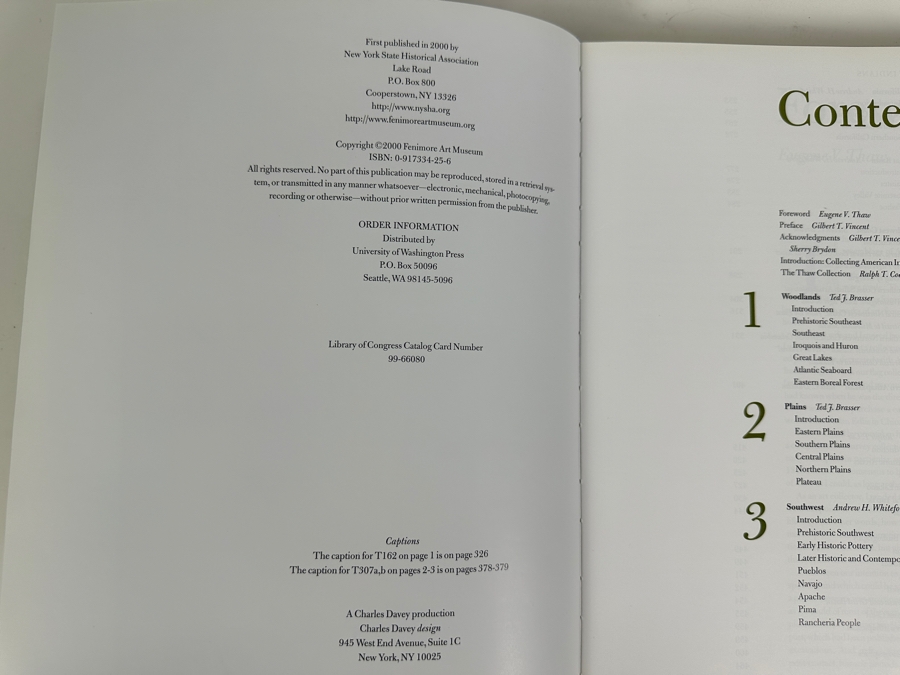 Just Added - First Edition Hardcover Book Art Of The North American Indians The Thaw Collection [Photo 5]