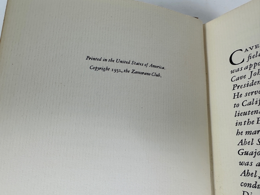Just Added - Scarce Small 1932 Hardcover Book The Journal And Maps Of Cave J. Couts From San Diego To The Colorado In 1849 William McPherson Retails $300 [Photo 5]