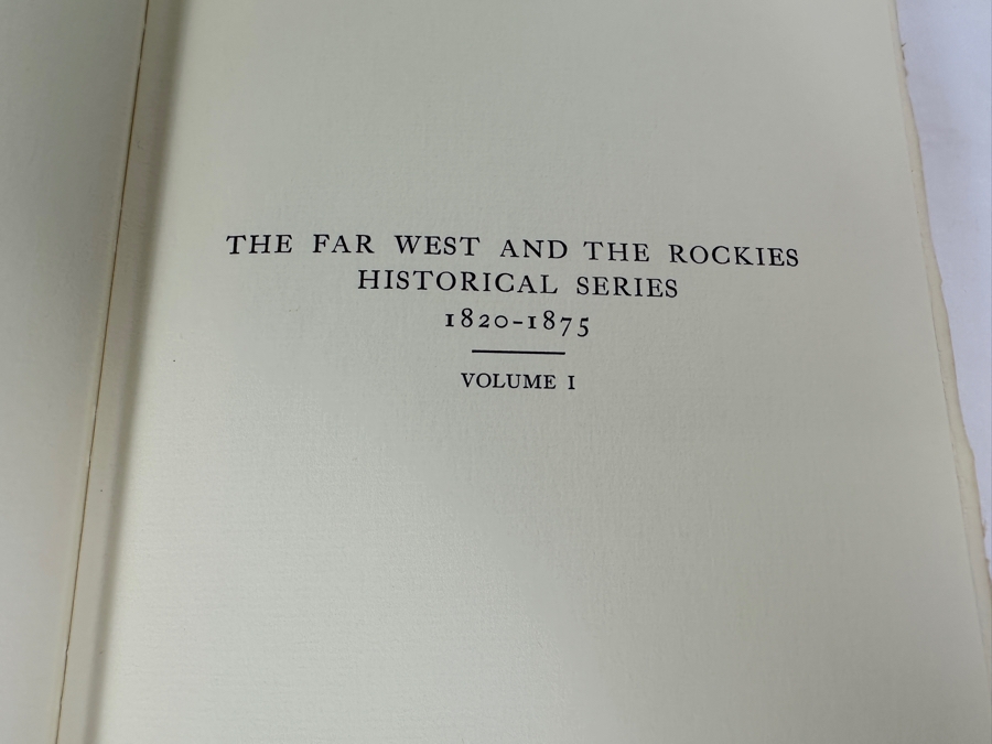 Just Added - Third Printing 1968 Hardcover Book Old Spanish Trail Santa Fe To Los Angeles By LeRoy R. Hafen And Ann W. Hafen [Photo 3]