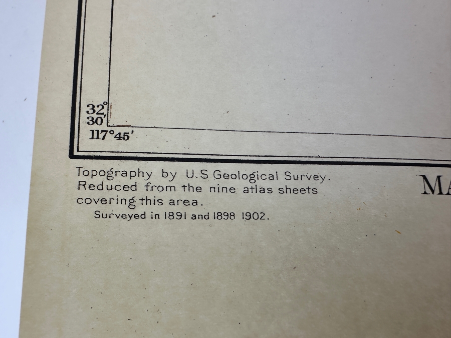 Just Added - Antique 1919 First Edition Hardcover Book Geology And Ground Waters Of The Western Part Of San Diego County California By Arthur J. Ellis And Charles H. Lee Department Of Interior With Lots Of Maps [Photo 10]