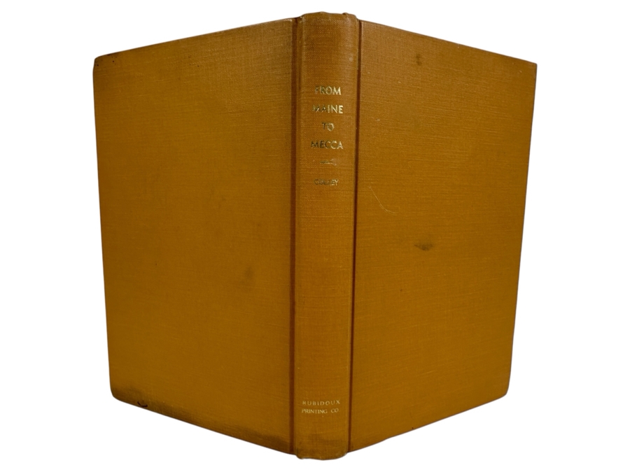 Just Added - Vintage 1967 Signed Limited Edition Hardcover Book From Maine To Mecca By Nevada C. Colley [Photo 1]