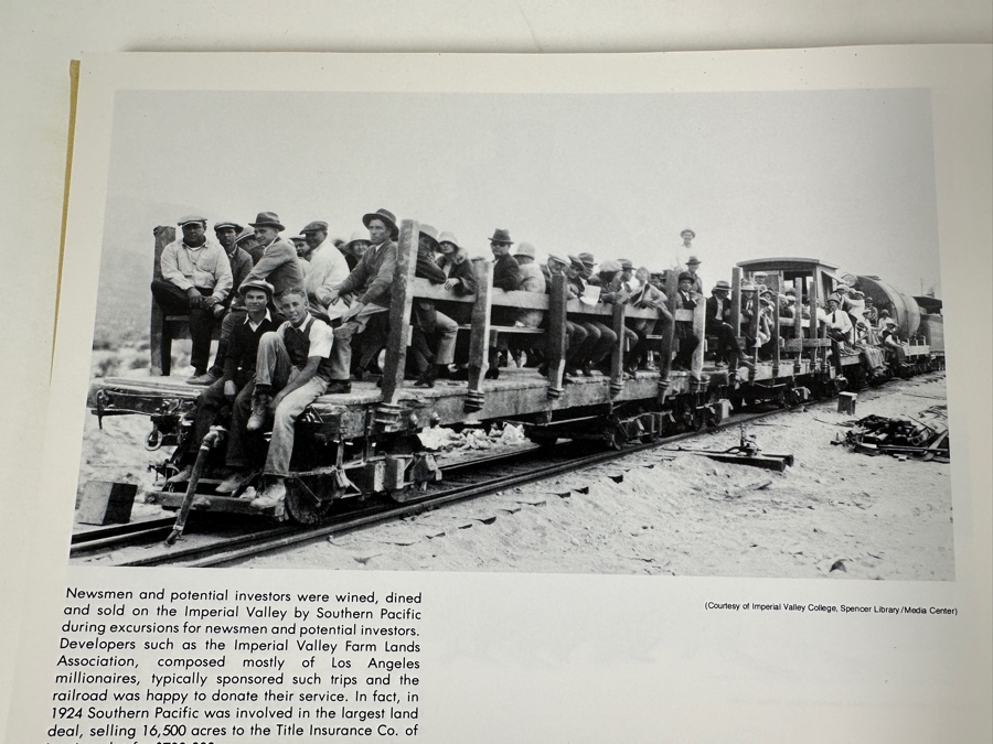 Just Added - Signed First Edition Book A Wooden Road Through The Hollow Of God's Hand Taming The American Sahara By B. Johnny Rube 1996 [Photo 11]