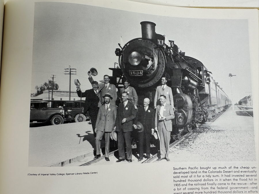 Just Added - Signed First Edition Book A Wooden Road Through The Hollow Of God's Hand Taming The American Sahara By B. Johnny Rube 1996 [Photo 12]