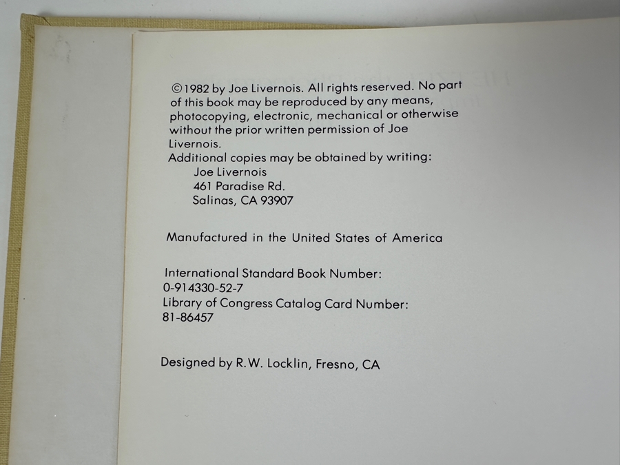 Just Added - Signed First Edition Book A Wooden Road Through The Hollow Of God's Hand Taming The American Sahara By B. Johnny Rube 1996 [Photo 9]