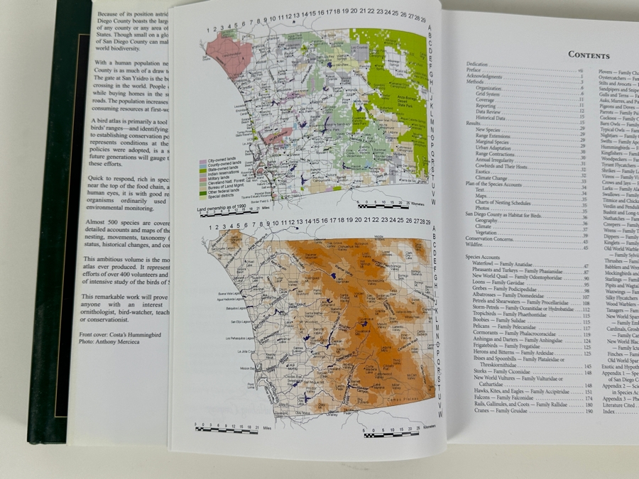 Just Added - Pair Of First Edition Hardcover Books: California Birds: Their Status And Distribution By Arnold Small 1994 And San Diego County Bird Atlas By Philip Unitt 2004 [Photo 5]