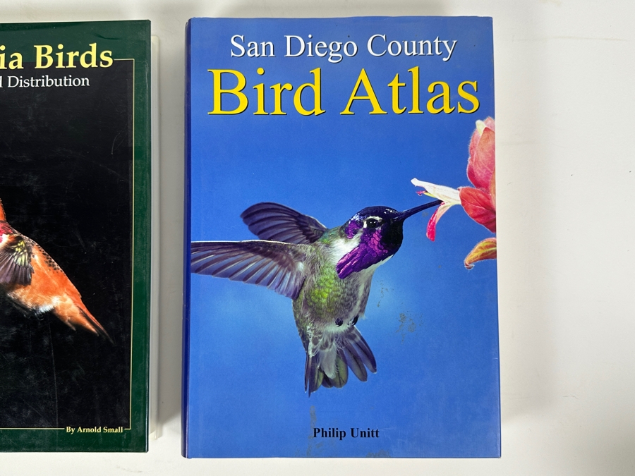 Just Added - Pair Of First Edition Hardcover Books: California Birds: Their Status And Distribution By Arnold Small 1994 And San Diego County Bird Atlas By Philip Unitt 2004 [Photo 2]