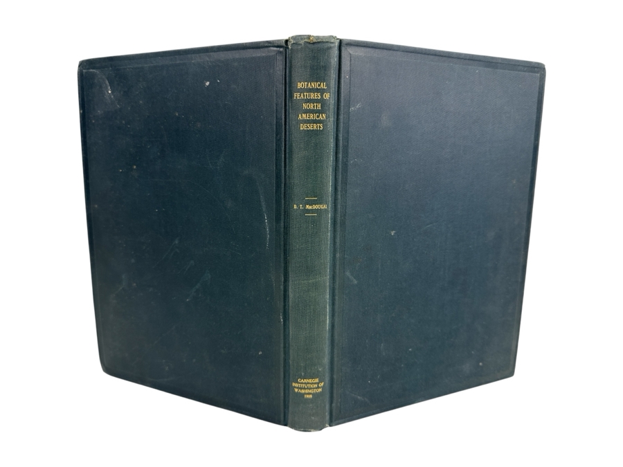 Just Added - Antique 1908 First Edition Hardcover Book Botanical Features Of North American Deserts By Daniel Trembly MacDougal