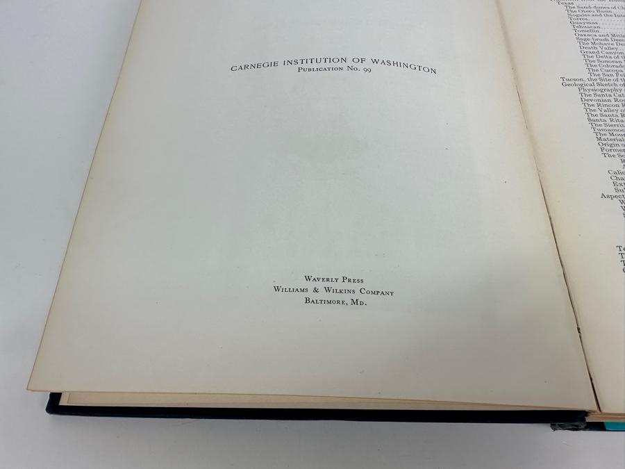 Just Added - Antique 1908 First Edition Hardcover Book Botanical Features Of North American Deserts By Daniel Trembly MacDougal [Photo 4]