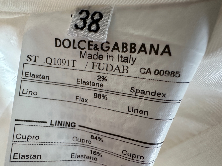 Just Added - White Women's Dolce & Gabbana Jacket Size 38 Made In Italy [Photo 3]