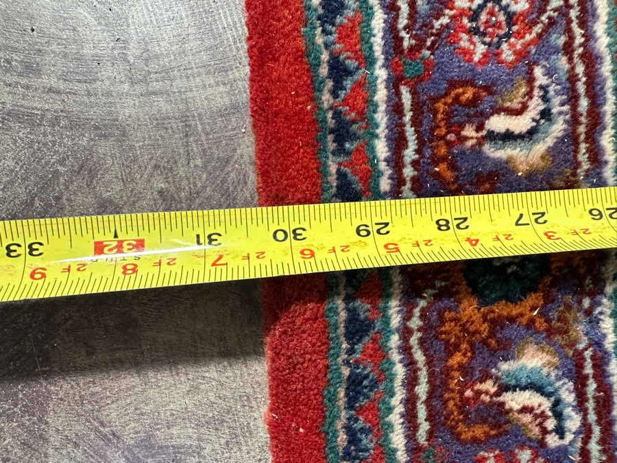 Just Added - Pair Of Hand Woven Persian Runner Rugs From India Each Retailed For $990 - Note That Staples Need To Be Removed From Rugs 30.5W X 147L X 2 [Photo 5]